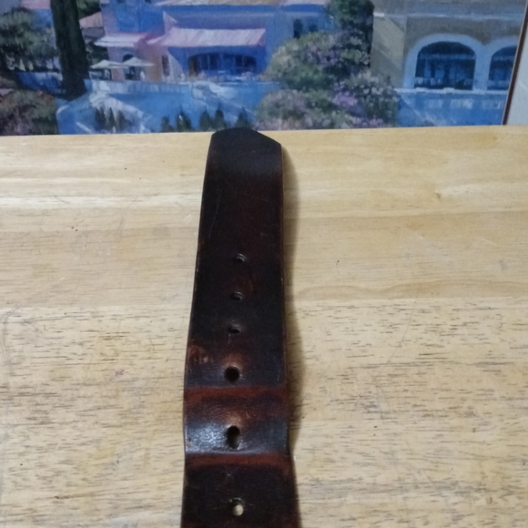 🐎Abercrombie New York Vintage Belt🚂 Size Fits 32"-38" Men,Authentic Leather. - Picture 9 of 10